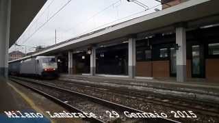 preview picture of video 'Traffico ferroviario a Milano Lambrate, il 29/01/2015'