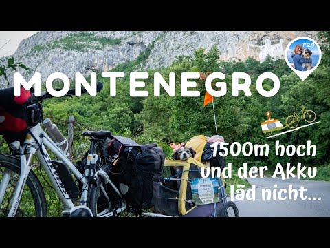 Mit Fahrrad und Hund quer durch Europa (Video 29) - Kloster Ostrog nach Savnic, Montenegro