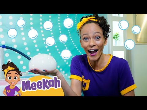 Meekah Plays With Bubbles At Bubble Pop! | Blippi and Meekah | Educational Videos for Kids
