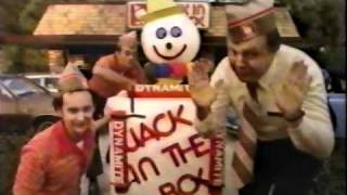 Jack in the Box Jack Explodes commercial from 1980