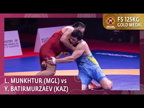 Gold Medal • FS 125Kg • Lkhagvagerel MUNKHTUR (MGL) vs. BATIRMURZAEV  Yusup (KAZ)