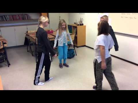 dansmatte klockan hel- halvtimme, kvart över/i