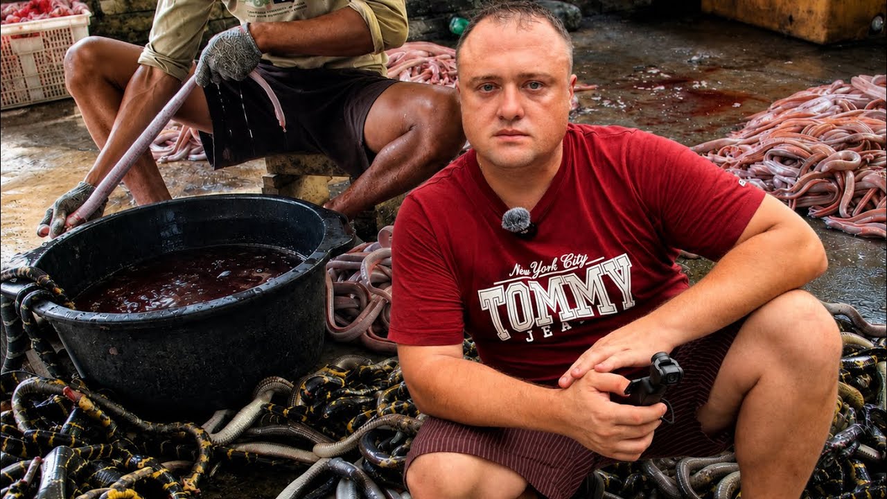 САМЫЙ СТРАННЫЙ РЫНОК КИТАЯ! ЗДЕСЬ ЕДЯТ ВСЁ — ОТ КОПЫТ ДО ГУСЕНИЦ!