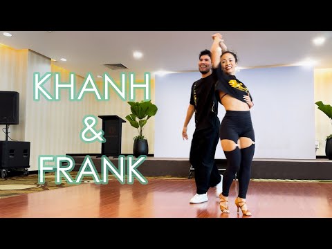 Khanh Thu and Frank Long - Bachata Connection Workshop Demo at the 2024 Saigon Latin Festival
