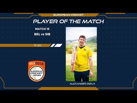 MOM: A.Dizija - BEL vs SIB | Highlights | FanCode ECS Croatia Day 4 | Croatia 2021