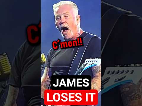 Thumbnail for JAMES HETFIELD REACTION WHEN HE MAKES TWO MISTAKES IN A ROW LIVE (2026) #shorts #metallica by Metallica
