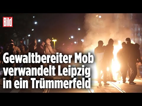 Die Chaos-Nacht von Leipzig | Linksextreme randalieren an „Tag X“