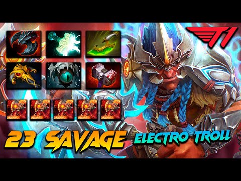 T1.23savage Troll Warlord [25/6/13] Berserk - Dota 2 Pro Gameplay [Watch & Learn]