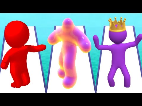 COLOR RUN STICKMAN 3D vs BLOB RUNNER 3D vs GIANT RUSH
