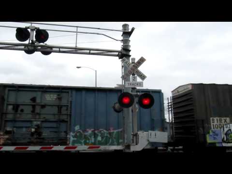 Union Pacific Boxcar Train in Kent, WA
