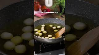 Cara gampang goreng tahu bulat anti kempes! #Endeus #resepmakanan #tipsdapur #caragorengtahubulat