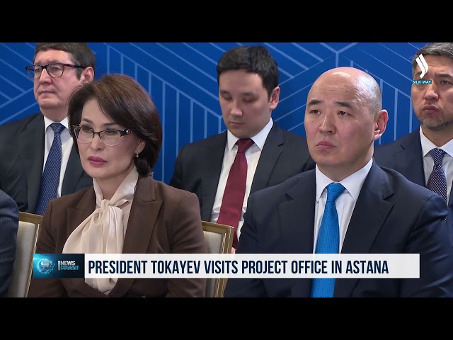 Казакстан президенти долбоордук кеңсенин иши менен таанышты