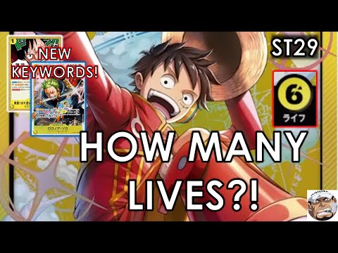 ST29 Egghead Luffy Leader Has HOW Many Lives!