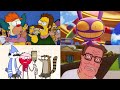Cartoon Characters Crashing Out For 15 Minutes And 34 Seconds