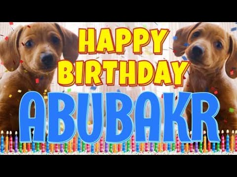 Happy Birthday Abubakr! ( Funny Talking Dogs ) What Is Free On My Birthday