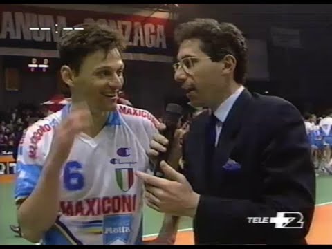 Mediolanum Milano - MAXICONO 11 aprile 1991 Renan Alzatore  #riportiamoilgrandevolleyaparma
