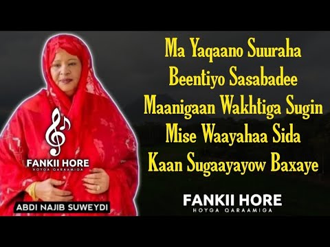 Khadra Daahir Heestii - Ma Yaqaano Suuraha Beentiyo Sasabadee _ Hees Kaban Xul ah With lyrics