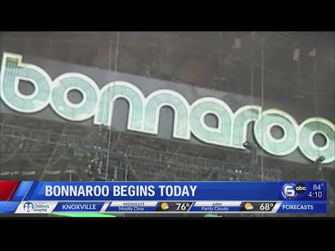 Bonnaroo begins today in Manchester, TN