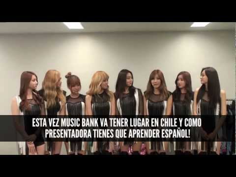 SALUDO OFICIAL AFTERSCHOOL - MUSIC BANK EN CHILE!