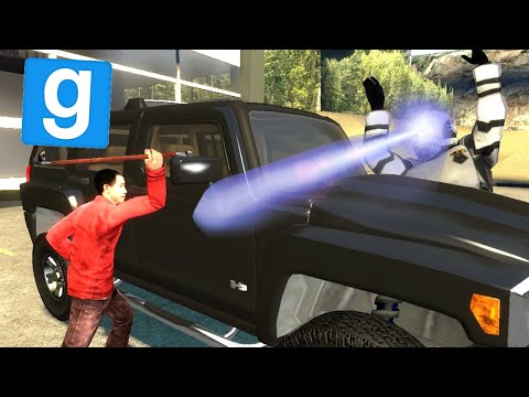Stealing Cars Goes Terribly Wrong - Gmod City RP