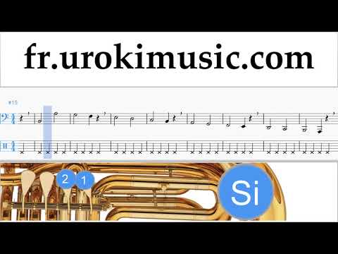 Comment Jouer du Tuba Dua Lipa - New Rules Tab Tablature Partie#1 Exerce um-i829