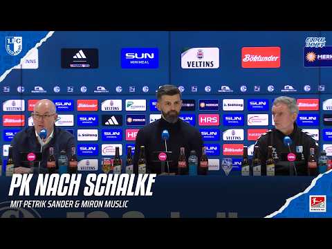 „Daran arbeiten, dass wir nicht so viele Tore kassieren.“ | PK nach dem Spiel bei Schalke 04 (3:5)