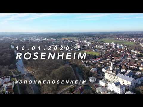 Rosenheim von oben | Rosenheim Drohnenaufnahme vom 16.01.2020