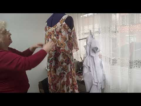 Finisarea modelului MARY cu volănaş peste braț gen capa  (pelerină ) partea 3a lectie 344