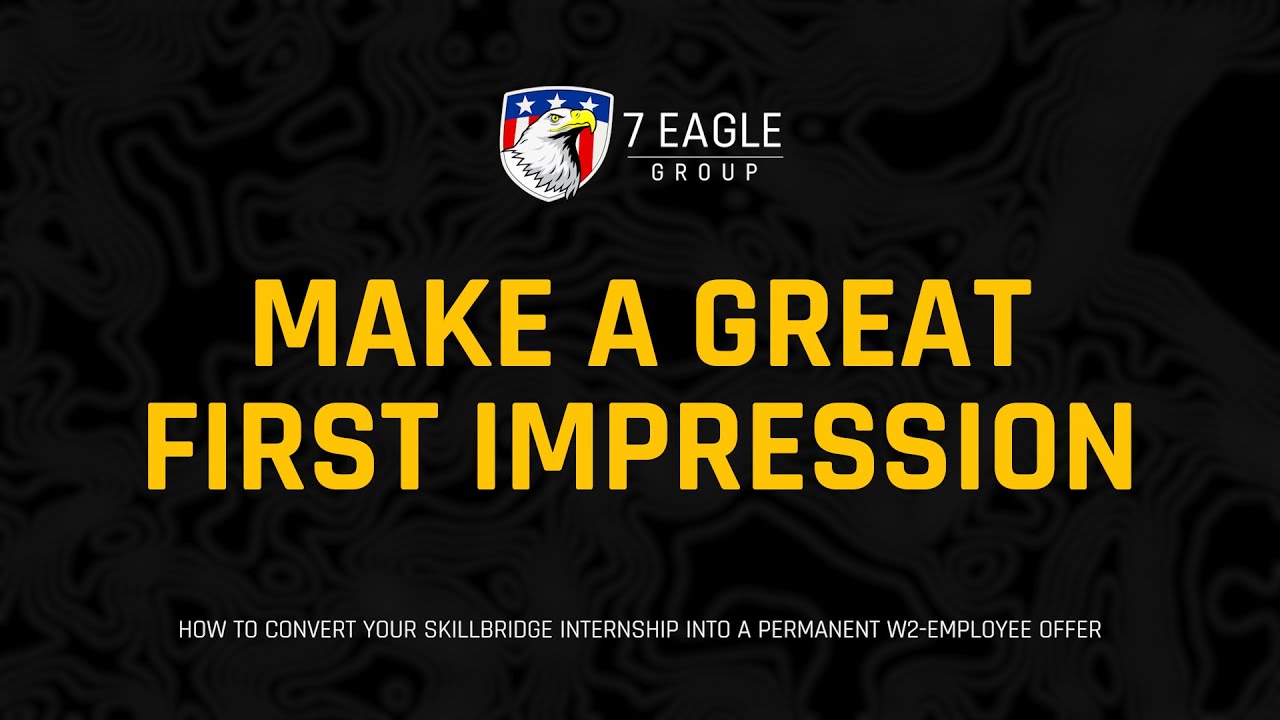 Make A Great First Impression