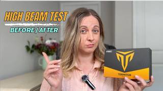 Forenner LED Headlight Bulbs (H11 9005) - Compare Before and After