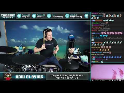 The8BitDrummer // Moona Hoshinova - High Tide
