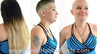 Download lagu Long to Bald in Stages www.ShortHaircutGirls.com mp3