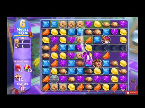Wonka's World of Candy Level 603 NO BOOSTERS - A S GAMING ✔