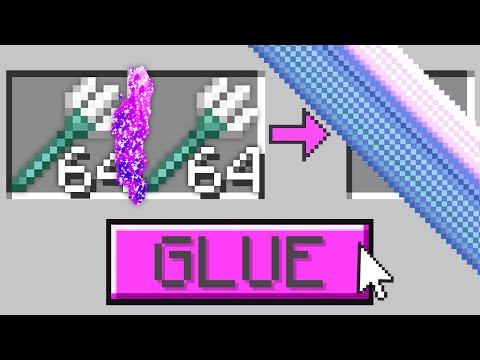 xNestorio - Minecraft But You can Glue Any Item...