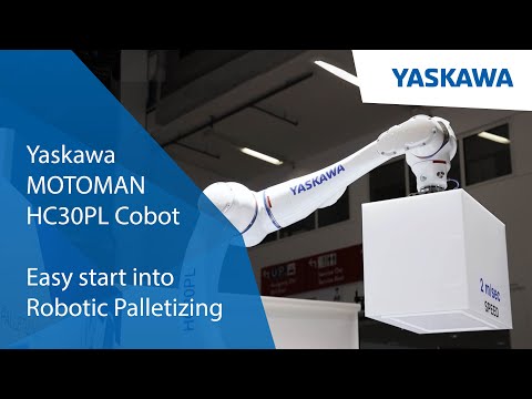 Robotic Palletizing with Yaskawa MOTOMAN HC30PL Cobot | Live Action | Promotional | YASKAWA