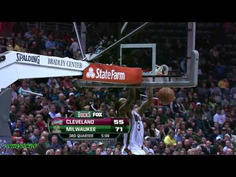 Monta Ellis 30pts-8ast vs Cavs (2012.04.04)- 8 FGs in last 4:30