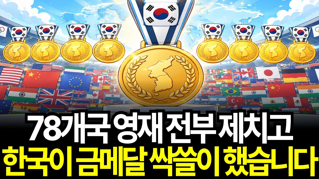 인구 5천만의 기적, 대한민국이 세계 과학을 제패한 진짜 이유 국제과학올림피아드 생물올림피아드 금메달