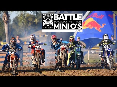 BATTLE: 125cc Schoolboy 1 Heat Races - Mini O's Supercross