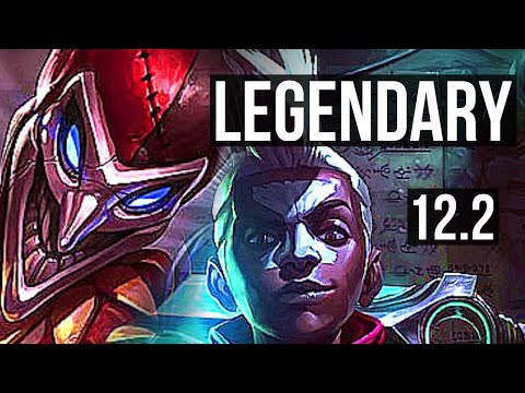SHACO vs EKKO (JNG) | Rank 1 Shaco, 12/0/1, Legendary | KR Grandmaster | 12.2