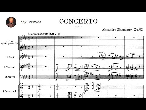 Alexander Glazunov - Piano Concerto No. 1, Op. 92 (1911) {John Ogdon}