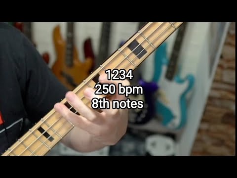 1234 250 bpm 8th notes