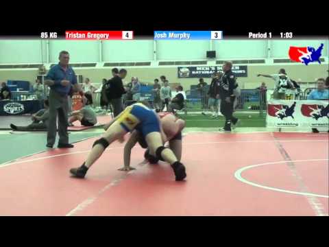 Tristan Gregory vs. Josh Murphy at 2013 FILA Cadet Nationals - FS