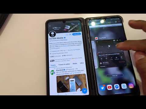 How to get a 3rd window on the LG V60 ThinQ