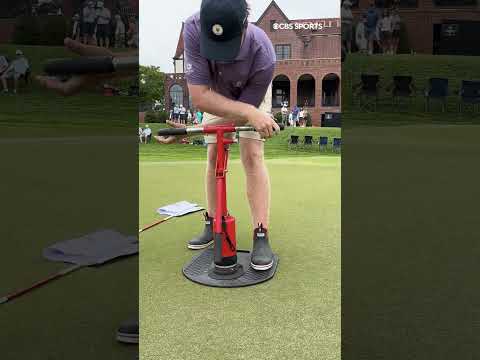 Hole cutting at the TOUR Championship. #shorts