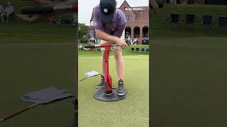 Hole cutting at the TOUR Championship. #shorts