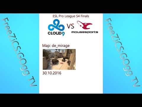 mousesports vs Cloud9 | ESL Pro League S4 Finals | 30.10.2016 | By FreeZiCS:GOgg TV
