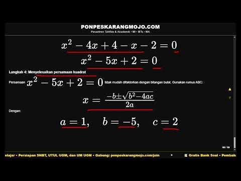 Thumbnail Belajar Persamaan Kuadrat dari Dasar sampai Mahir | Jilid 4