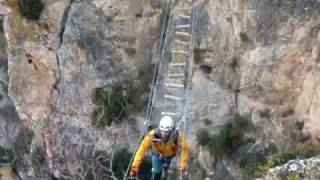 preview picture of video 'Ferrata Roca del Figueral'