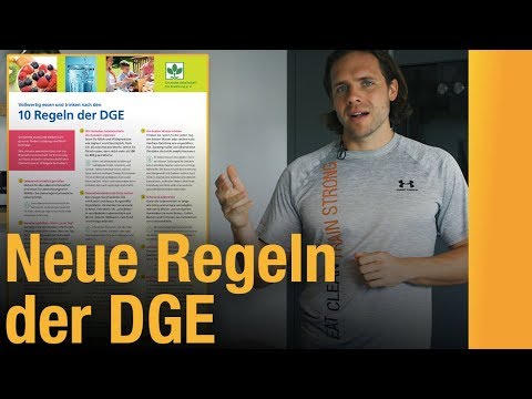 10 Regeln der DGE zur gesunden Ernährung