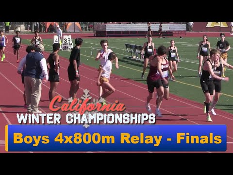 2023 TF - CA Winter Champs - 4x800M Relay (Boys)